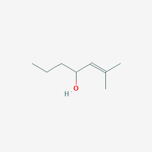 molecular formula C8H16O B14562903 2-Methylhept-2-EN-4-OL CAS No. 61976-41-8