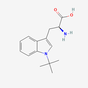 molecular formula C15H20N2O2 B14562909 L-Tryptophan, 1-(1,1-dimethylethyl)- CAS No. 62029-62-3