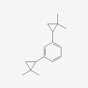 molecular formula C16H22 B14562989 1,3-Bis(2,2-dimethylcyclopropyl)benzene CAS No. 62113-36-4