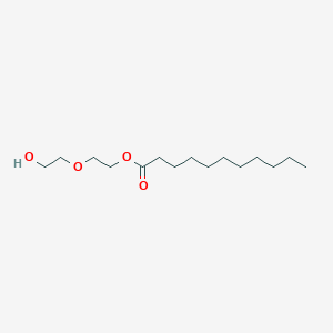 molecular formula C15H30O4 B14563026 2-(2-Hydroxyethoxy)ethyl undecanoate CAS No. 61708-45-0
