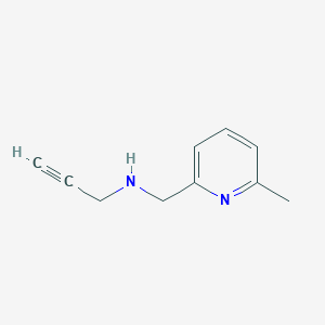 molecular formula C10H12N2 B1456303 [(6-甲基吡啶-2-基)甲基](丙-2-炔-1-基)胺 CAS No. 1248915-22-1