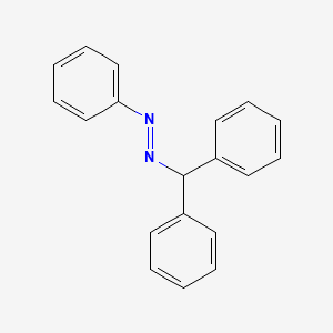 molecular formula C19H16N2 B14563030 (e)-1-(Diphenylmethyl)-2-phenyldiazene CAS No. 61765-91-1