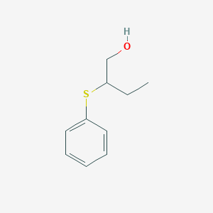 molecular formula C10H14OS B14563061 2-(Phenylsulfanyl)butan-1-ol CAS No. 61829-49-0