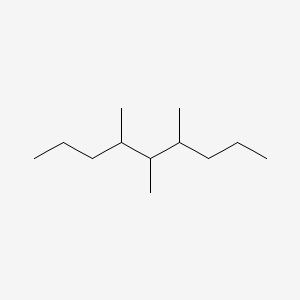 molecular formula C12H26 B14563095 4,5,6-Trimethylnonane CAS No. 62211-85-2
