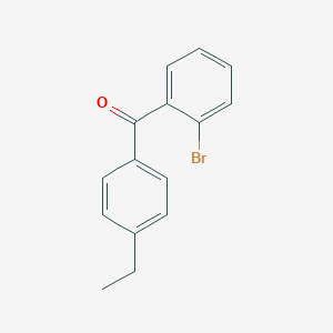 molecular formula C15H13BrO B145631 2-Bromo-4'-ethylbenzophenone CAS No. 137327-29-8