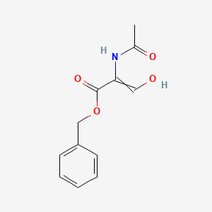 molecular formula C12H13NO4 B14563105 Benzyl 2-acetamido-3-hydroxyprop-2-enoate CAS No. 62005-50-9