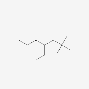 molecular formula C12H26 B14563106 4-Ethyl-2,2,5-trimethylheptane CAS No. 62199-11-5