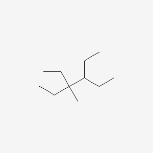 molecular formula C11H24 B14563135 3,4-Diethyl-3-methylhexane CAS No. 61868-70-0