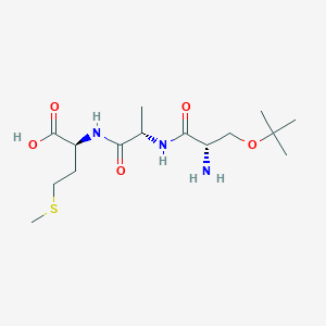 molecular formula C15H29N3O5S B14563167 O-tert-Butyl-L-seryl-L-alanyl-L-methionine CAS No. 62104-52-3