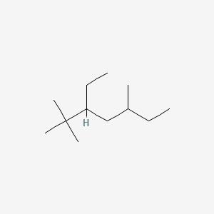 molecular formula C12H26 B14563226 3-Ethyl-2,2,5-trimethylheptane CAS No. 62199-10-4