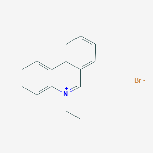molecular formula C15H14BrN B14563228 5-Ethylphenanthridin-5-ium bromide CAS No. 61937-86-8