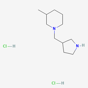 3-Methyl-1-(3-pyrrolidinylmethyl)piperidine dihydrochloride