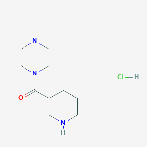 (4-Methyl-1-piperazinyl)(3-piperidinyl)methanone hydrochloride