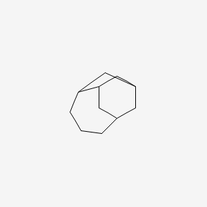 molecular formula C11H18 B14563267 Decahydro-2,5-methanoazulene CAS No. 61770-04-5