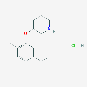 3-(5-Isopropyl-2-methylphenoxy)piperidine hydrochloride