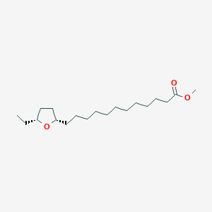 molecular formula C19H36O3 B14563328 methyl 12-[(2S,5R)-5-ethyloxolan-2-yl]dodecanoate CAS No. 62136-83-8