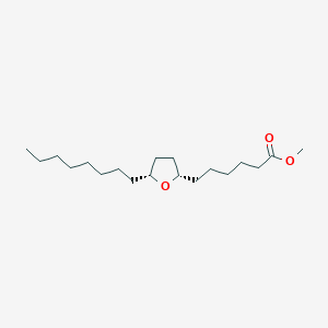molecular formula C19H36O3 B14563333 methyl 6-[(2S,5R)-5-octyloxolan-2-yl]hexanoate CAS No. 62136-81-6