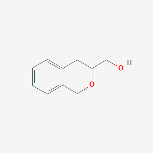 molecular formula C10H12O2 B1456335 3,4-dihydro-1H-isochromen-3-ylmethanol CAS No. 1428234-27-8