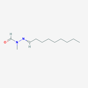 molecular formula C11H22N2O B14563428 N-Methyl-N'-nonylideneformohydrazide CAS No. 61748-14-9