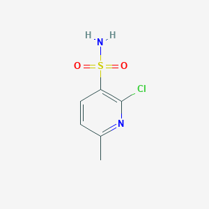 molecular formula C6H7ClN2O2S B1456343 2-Chloro-6-methylpyridine-3-sulfonamide CAS No. 1208081-21-3