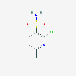 2-Chloro-6-methyl-pyridine-3-sulfonic acid amide