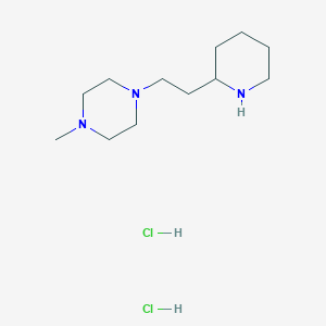 1-Methyl-4-[2-(2-piperidinyl)ethyl]piperazine dihydrochloride