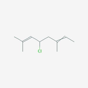 molecular formula C10H17Cl B14563513 4-Chloro-2,6-dimethylocta-2,6-diene CAS No. 62102-56-1