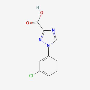 1-(3-chlorophenyl)-1H-1,2,4-triazole-3-carboxylic acid