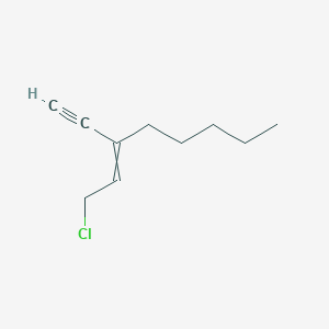 molecular formula C10H15Cl B14563550 1-Chloro-3-ethynyloct-2-ene CAS No. 62055-69-0