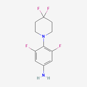 4-(4,4-Difluoropiperidin-1-yl)-3,5-difluoroaniline