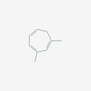 molecular formula C9H12 B14563608 1,3-Dimethylcyclohepta-1,3,5-triene CAS No. 61772-26-7