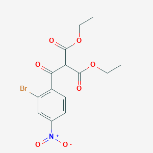Diethyl 2-(2-bromo-4-nitrobenzoyl)malonate