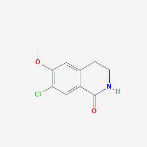 7-Chloro-6-methoxy-1,2,3,4-tetrahydroisoquinolin-1-one