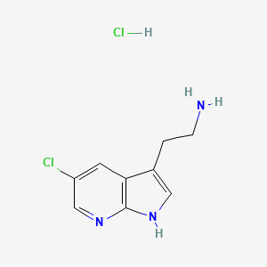 2-(5-chloro-1H-pyrrolo[2,3-b]pyridin-3-yl)ethanamine hydrochloride