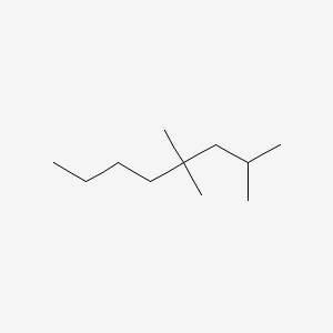 molecular formula C11H24 B14563684 2,4,4-Trimethyloctane CAS No. 62016-35-7