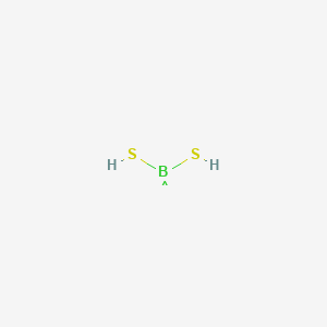 molecular formula BH2S2 B14563748 Bis(sulfanyl)boranyl CAS No. 61552-12-3