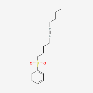 molecular formula C16H22O2S B14563792 (Dec-5-yne-1-sulfonyl)benzene CAS No. 61772-07-4