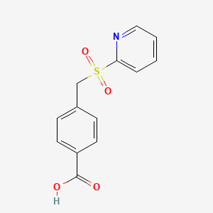 4-((Pyridin-2-ylsulfonyl)methyl)benzoic acid