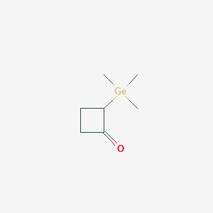 molecular formula C7H14GeO B14563869 2-(Trimethylgermyl)cyclobutan-1-one CAS No. 62012-19-5