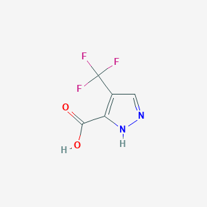 molecular formula C5H3F3N2O2 B1456387 4-(trifluoromethyl)-1h-pyrazole-3-carboxylic acid CAS No. 716362-12-8