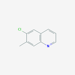 molecular formula C10H8ClN B014564 6-Chloro-7-methylquinoline CAS No. 86984-27-2