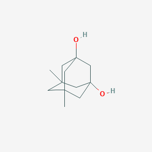 molecular formula C12H20O2 B145640 5,7-Dimethyladamantane-1,3-diol CAS No. 10347-01-0