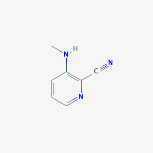 molecular formula C7H7N3 B1456402 3-(Methylamino)pyridine-2-carbonitrile CAS No. 1211520-44-3