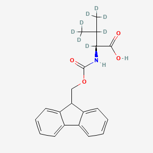 molecular formula C20H21NO4 B1456412 Fmoc-L-Val-OH-d8 CAS No. 1007834-06-1