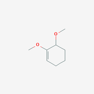 molecular formula C8H14O2 B14564139 1,6-Dimethoxycyclohex-1-ene CAS No. 61860-71-7