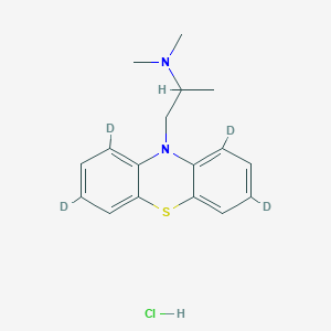 N,N-Dimethyl-1-(1,3,7,9-tetradeuteriophenothiazin-10-yl)propan-2-amine;hydrochloride