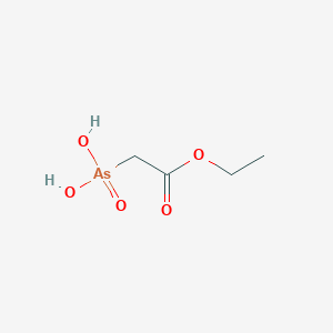 molecular formula C4H9AsO5 B14564205 (2-Ethoxy-2-oxoethyl)arsonic acid CAS No. 61580-49-2