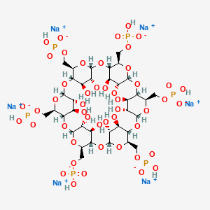 molecular formula C36H60Na6O48P6 B1456427 alpha-Cyclodextrin phosphate sodium salt CAS No. 199684-60-1