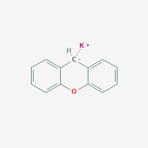 molecular formula C13H9KO B14564281 potassium;9H-xanthen-9-ide CAS No. 61574-23-0