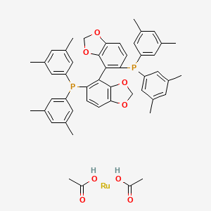 molecular formula C50H52O8P2Ru B1456430 (R)-Rutheniumdiacetate-(DM-SEGPHOS) CAS No. 944450-50-4